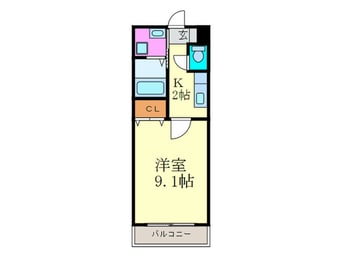 間取図 セレ－ナ北山Ⅰ