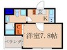 ビエント 1Kの間取り