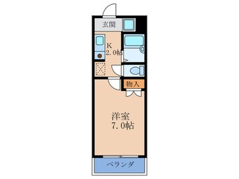 間取図 ハイツジャルディーノ