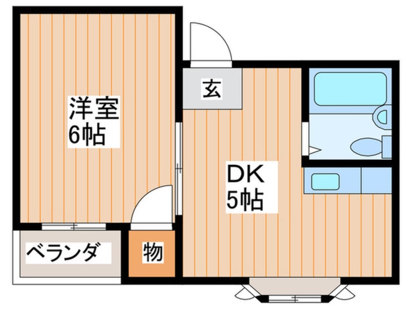 間取図 ベルデハイツ萱島