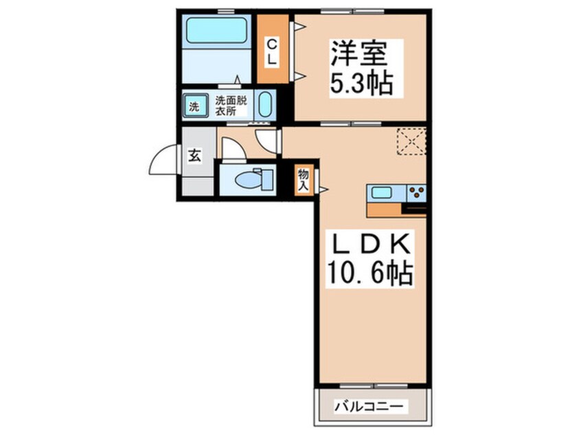 間取図 アソシエ高松東