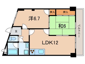 間取図 土山ヤングコ－ポ