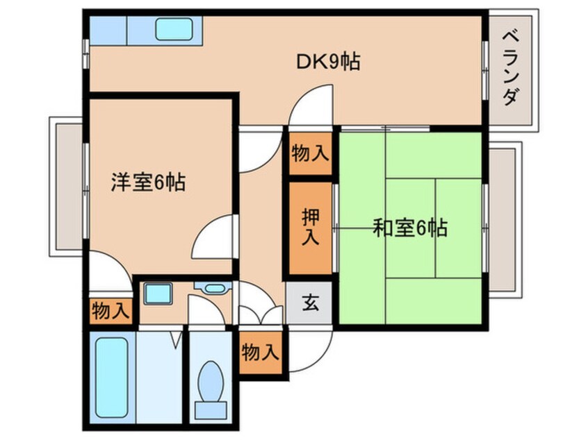間取図 ロイヤルウイングＢ棟