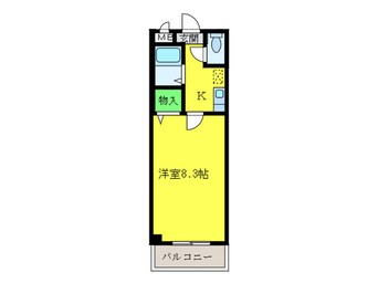 間取図 リトゥ－ル中百舌鳥