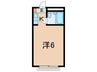 ライフイン芦屋弐番館 1Kの間取り
