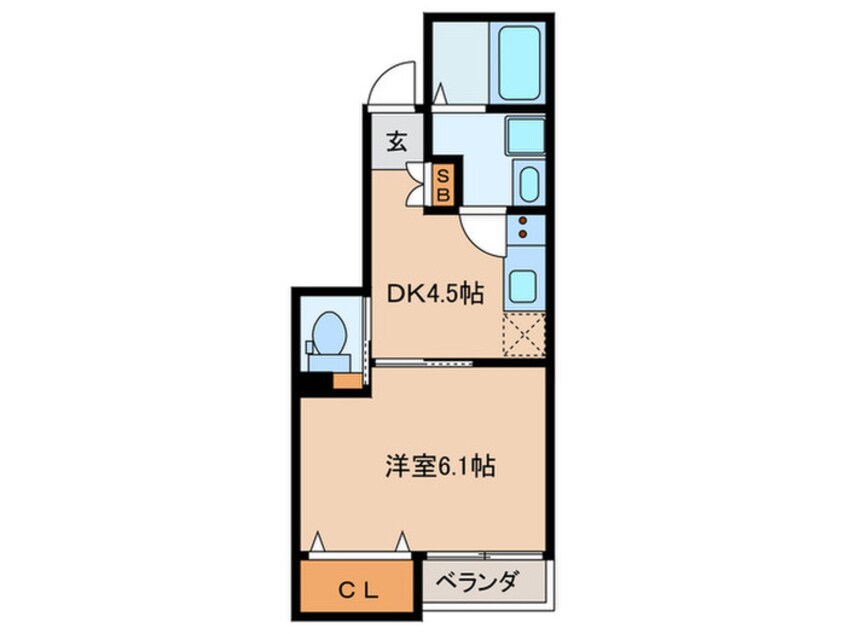 間取図 LuXe国分寺Ⅱ