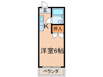 間取図 サンモ－ル青木