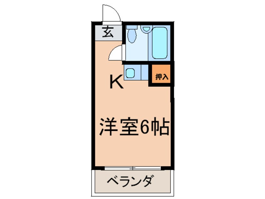 間取図 サンモ－ル青木