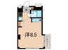 ヴィエント六甲 1Rの間取り
