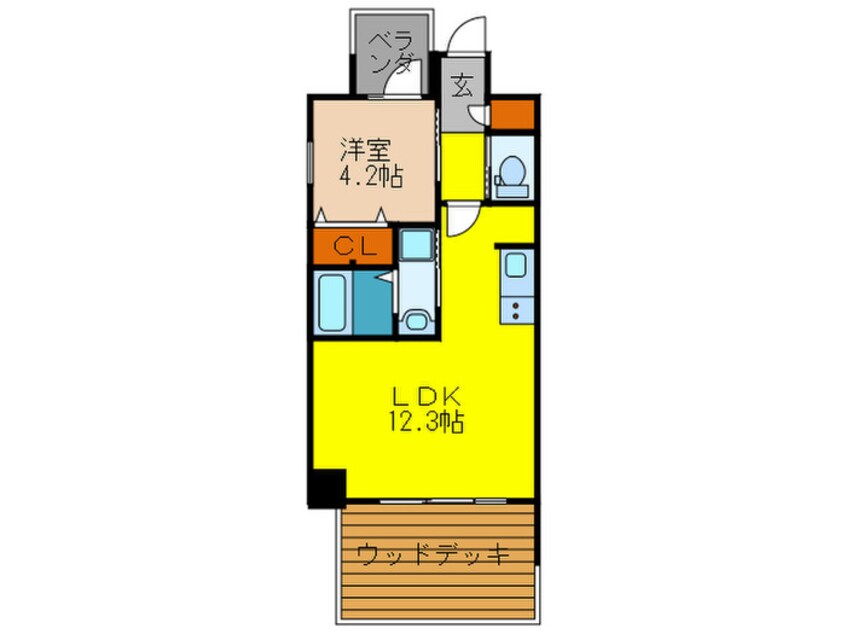 間取図 レジディア千里藤白台