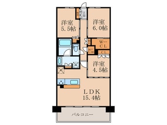 間取図 ブランズシティ南草津（1114）