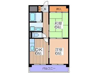 間取図 中崎西ハイツ