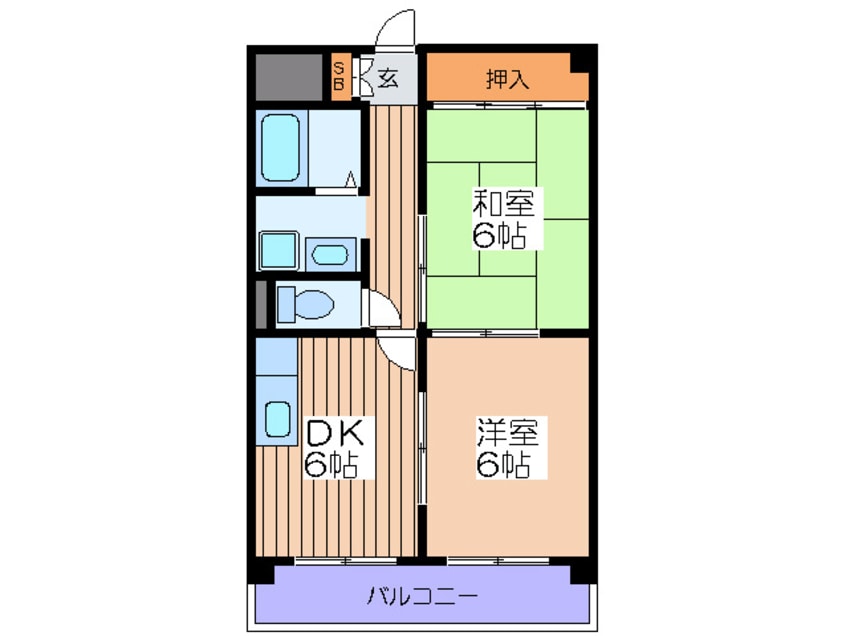 間取図 中崎西ハイツ