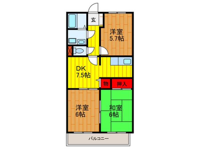 間取図 東野マンション