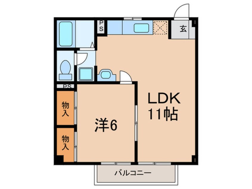間取図 ハイツ有馬川
