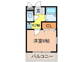 間取図 グリ－ンヒル江坂