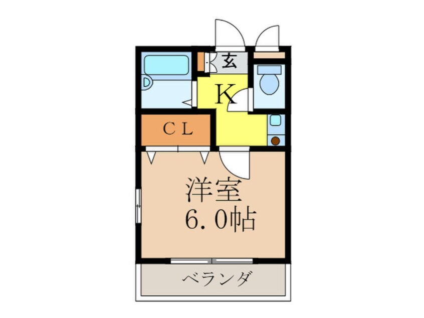 間取図 グリ－ンヒル江坂