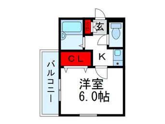 間取図 グリ－ンヒル江坂