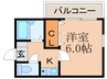 グリ－ンヒル江坂 1Kの間取り