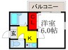 グリ－ンヒル江坂 1Kの間取り
