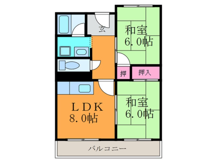 間取図 ア－バンハイツ