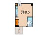 EastVillageSANNOMIYA 1Rの間取り