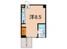 EastVillageSANNOMIYA 1Rの間取り