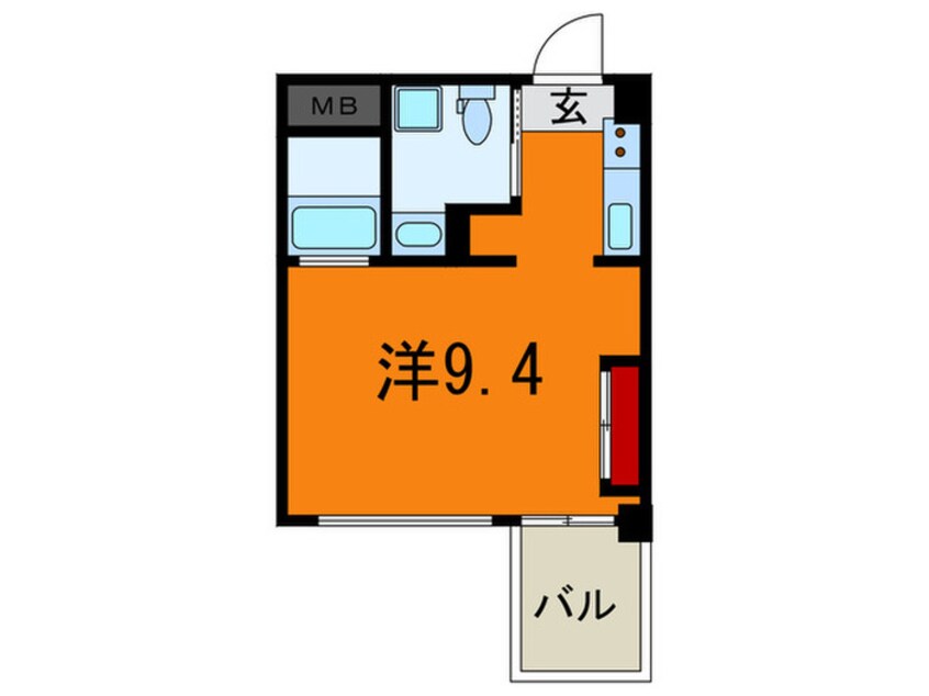 間取図 EastVillageSANNOMIYA