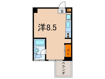 間取図 EastVillageSANNOMIYA
