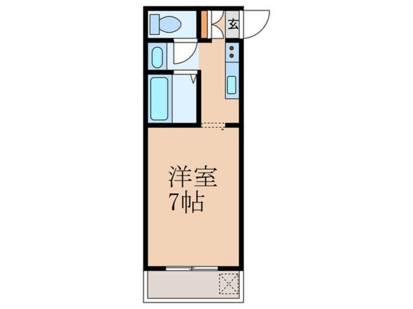 間取図 ハイツ重塚Ⅱ