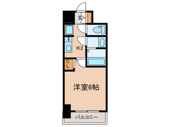 間取図 アドバンス神戸ラシュレ