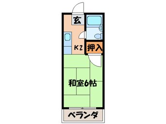 間取図 ハイツ洛東、白川