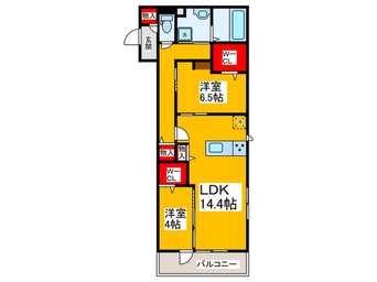 間取図 Artere北野田