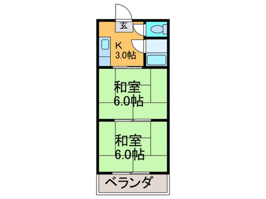 間取図 中谷ハイツ