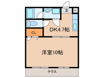 間取図 ポポラ－ト泉