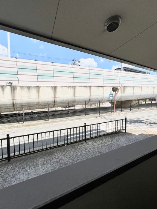 室内からの展望 クレール住道