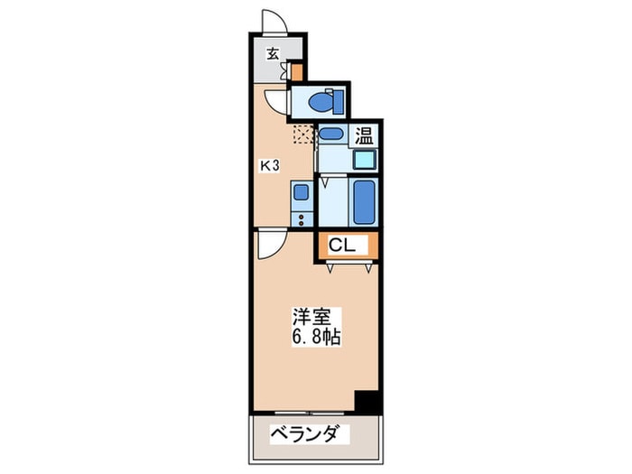 間取り図 みおつくし江戸堀