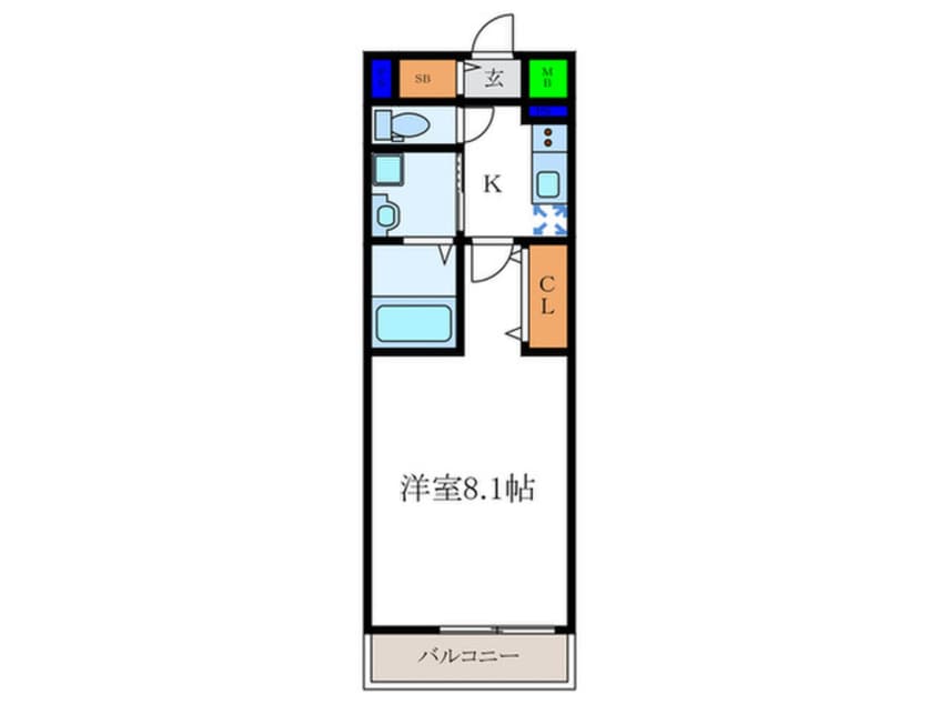 間取図 ﾍﾞﾗｼﾞｵ雅び京都洛北ｶﾞｰﾃﾞﾝ(209)