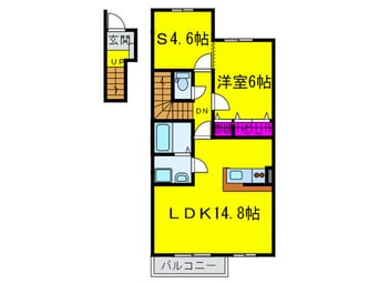 間取図 ルミエ－ルマゴジⅤ