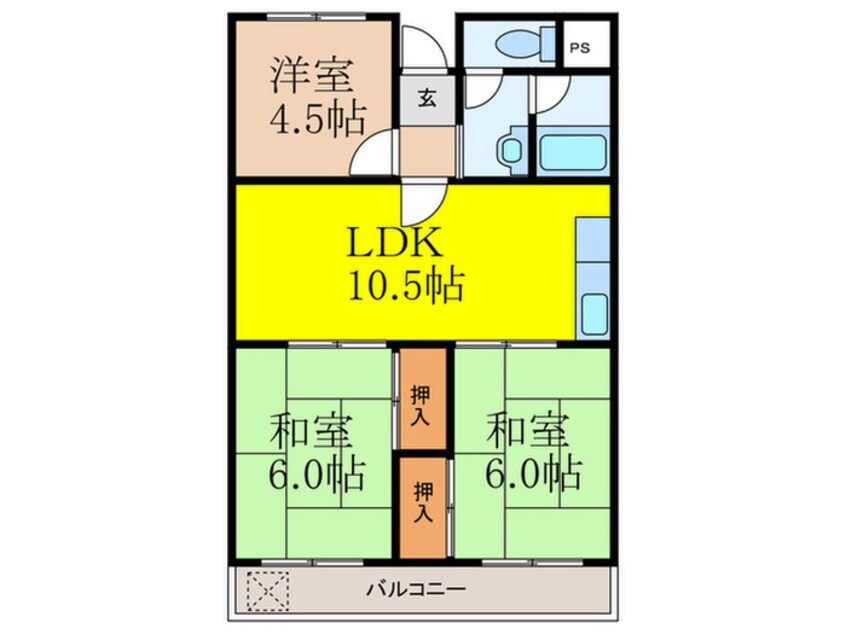 間取図 明香マンション