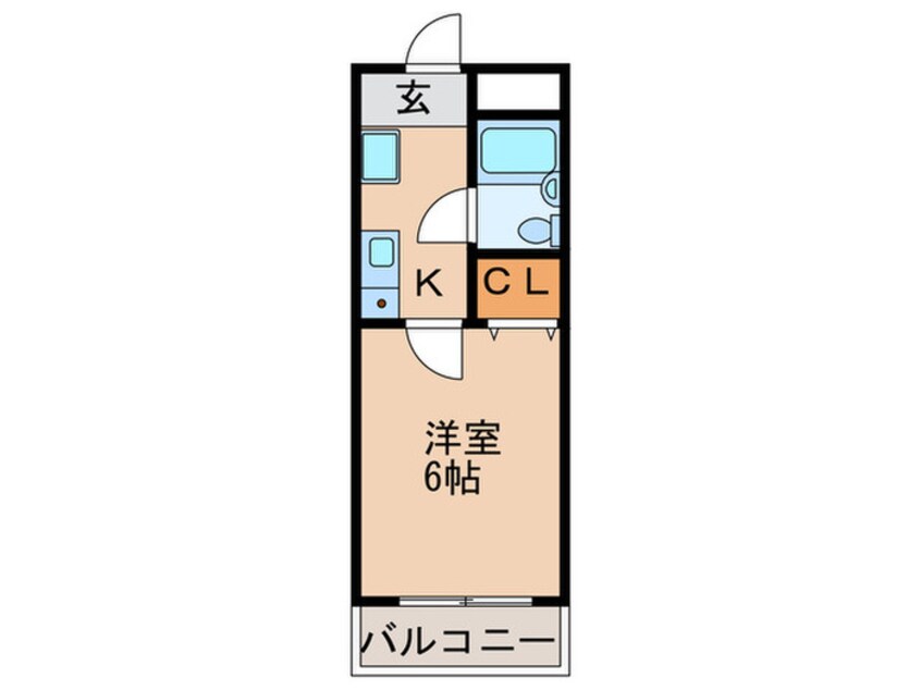 間取図 ロジュマン芙蓉