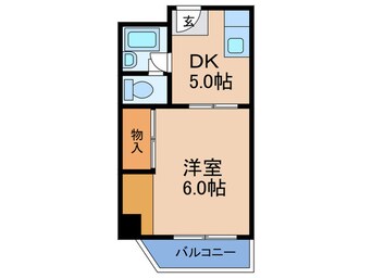 間取図 メゾン北梅田（405）