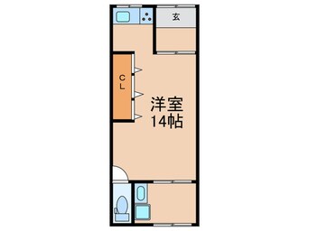 間取図 永田2丁目10番連棟貸家