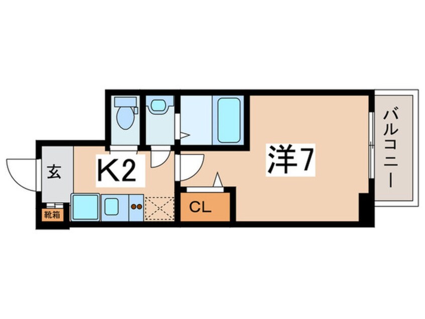 間取図 La・Liberta阿倍野