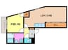 ハイツ糀屋Ⅱ 1LDKの間取り