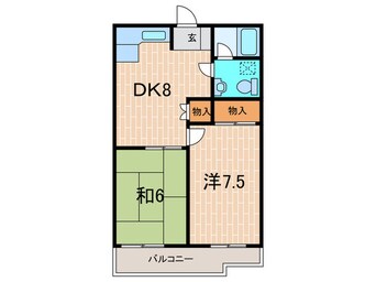 間取図 太寺パークハイツ