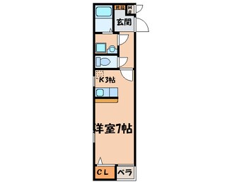 間取図 アベニュ－サイド五条