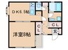 稲葉町ハイツ 1DKの間取り