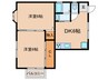 稲葉町ハイツ 2DKの間取り