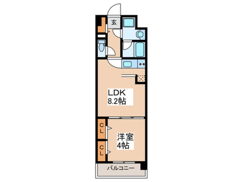 間取図 プランドール天王寺SOUTH